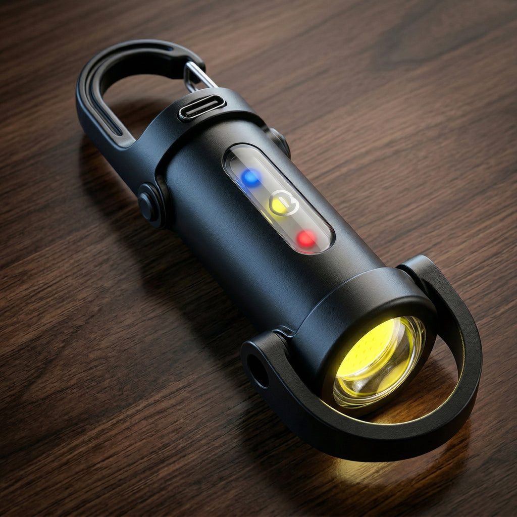 UltraBright Mini COB Keychain Flashlight