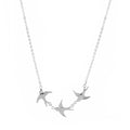Punk Girl Necklace 2025 Fashion New Wild Temperament Simple Three Bird Necklace Women's Clothing Sale Tourquoise Necklace
